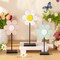 3-Piece Spring Flower Wooden Table Signs – Freestanding Farmhouse Centerpieces for Tables, Tiered Tray Decor, Party Favors, and Rustic Home Decorations
